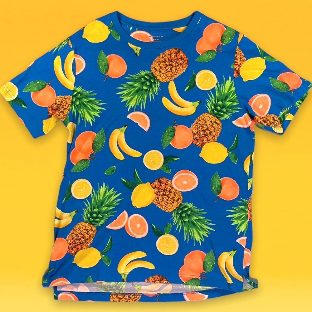No Boundaries Mens M Tropical Beach Shirt